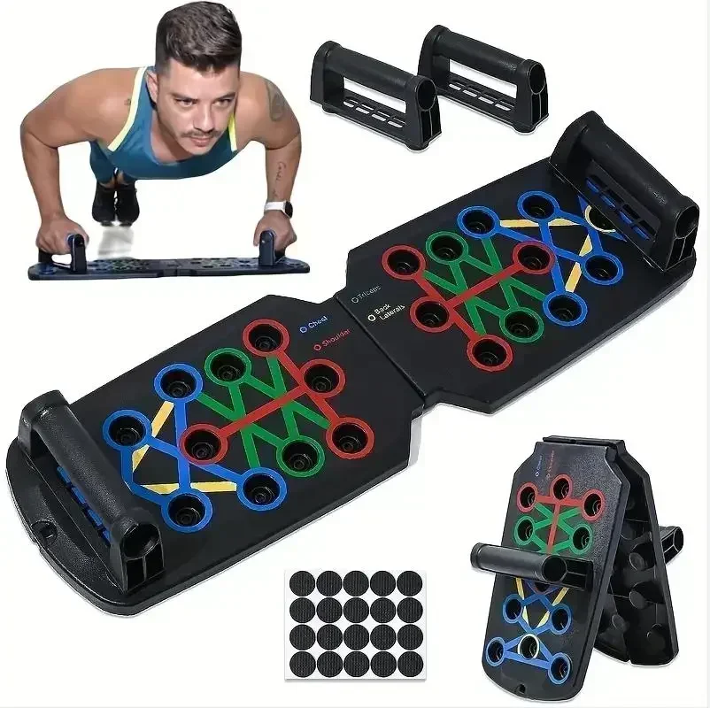 Push Up Board Foldable Multi Function - New Portable Multifunctional Push-up Board Set