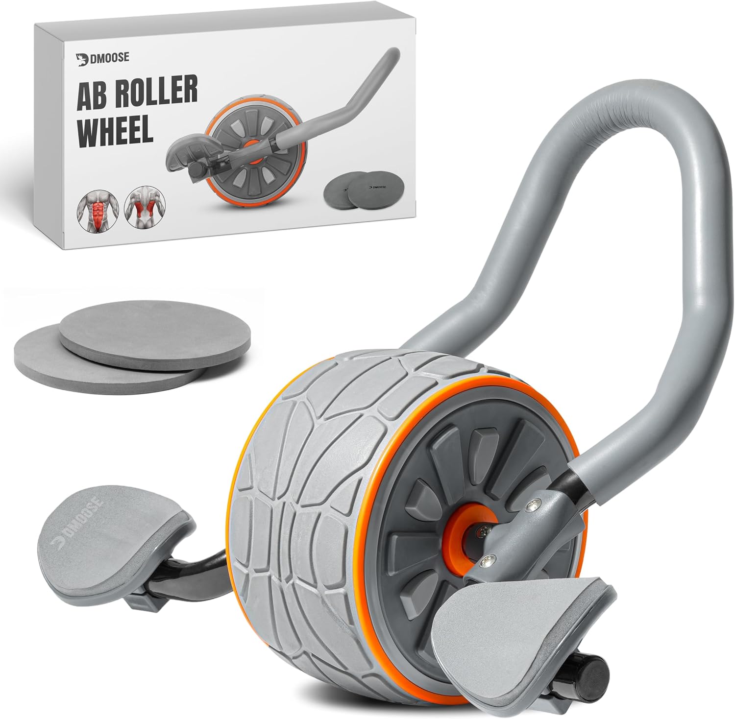 DMoose Fitness Ab Roller Wheel - Ab Roller Wheel With Elbow Support review and price
