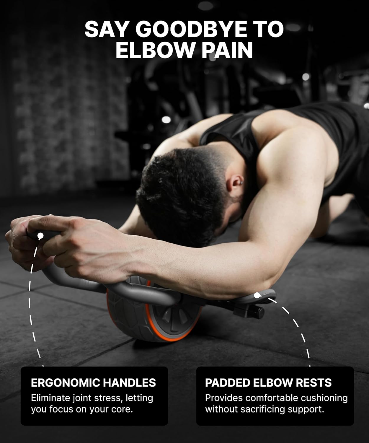 DMoose Fitness Ab Roller Wheel - Ab Roller Wheel With Elbow Support review and price