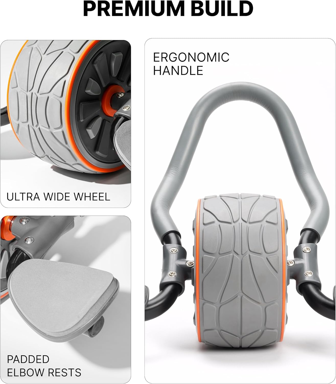 DMoose Fitness Ab Roller Wheel - Ab Roller Wheel With Elbow Support review and price